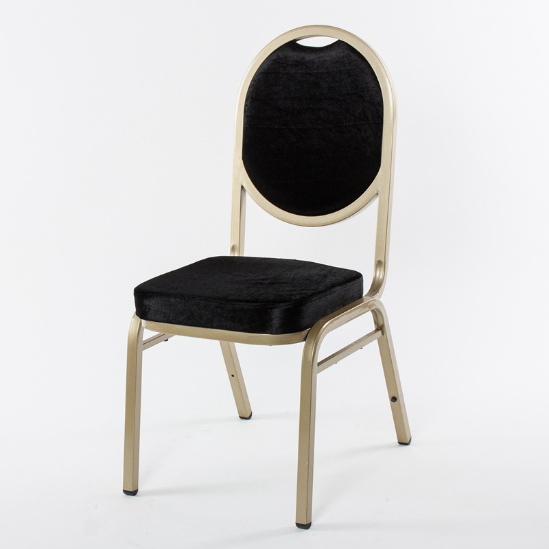 European high comfort round back aluminum alloy chair
