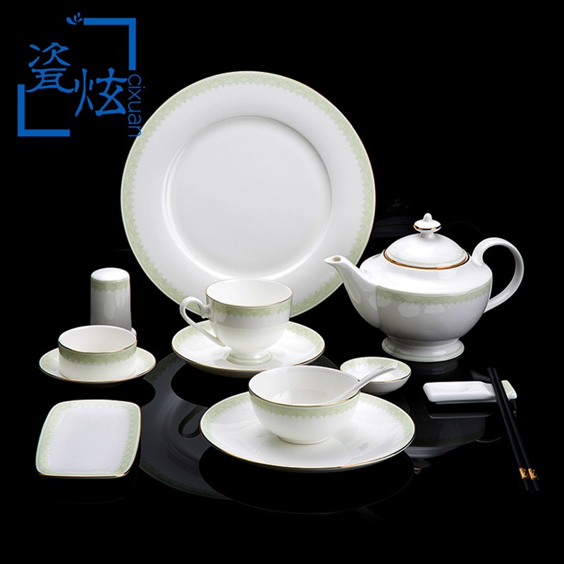 【 Chunxi 】 High-grade bone China set