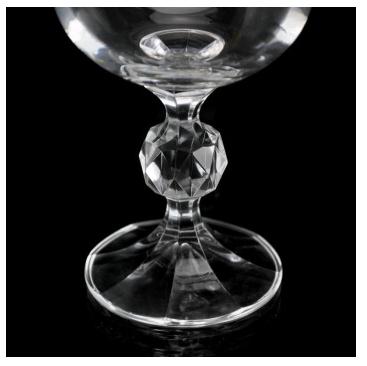 【 Czech diamond wine glass 】