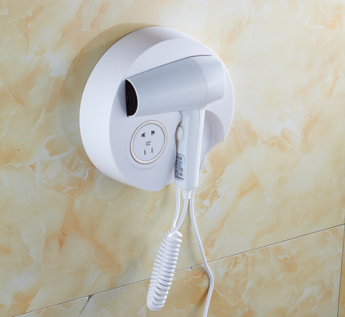 Wall hair dryer with whiskers socket
