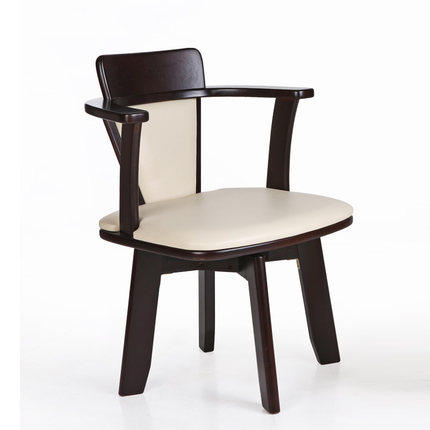 Solid wood dining chair Swivel chair