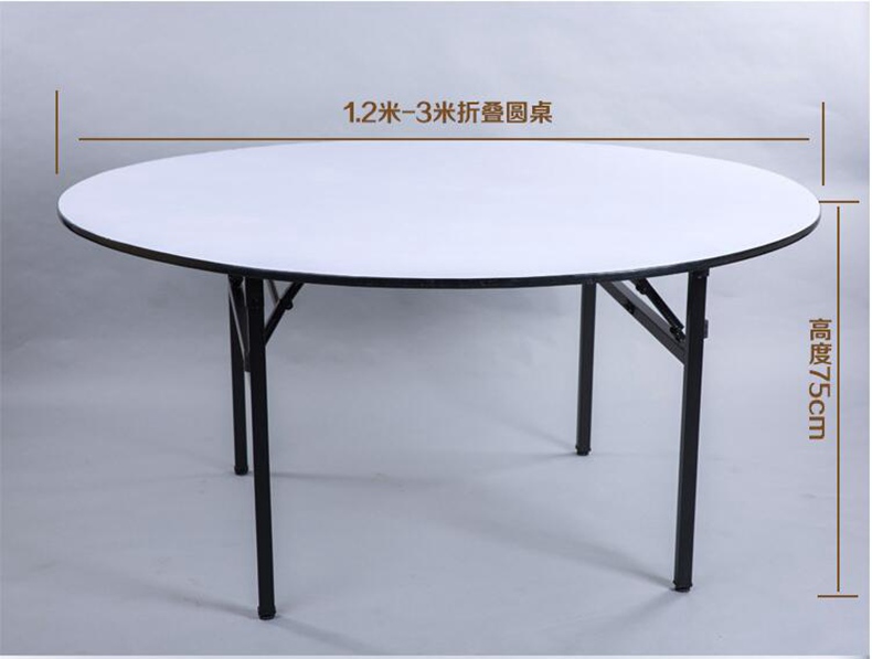 PVC solid wood plywood foldable table