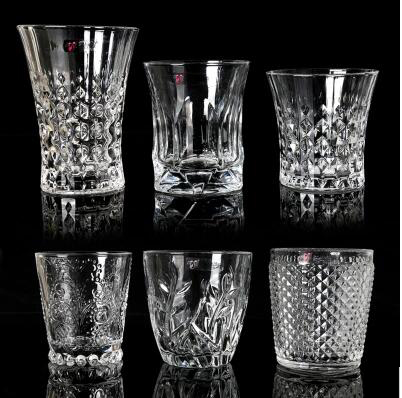 Glass water cup Clear glass resistant to high temperature