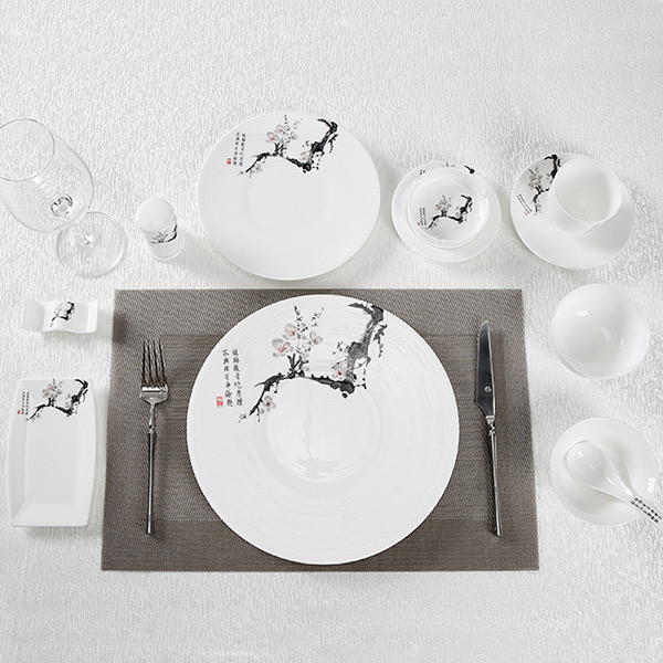 A single bone China tableware