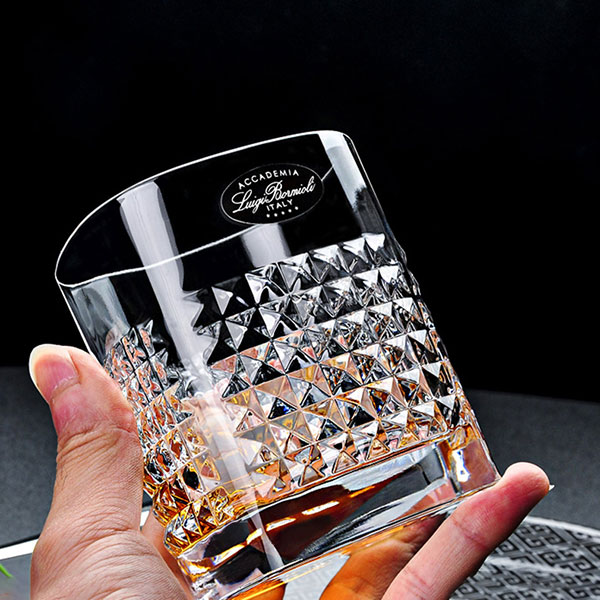 Louis carved whiskey glass